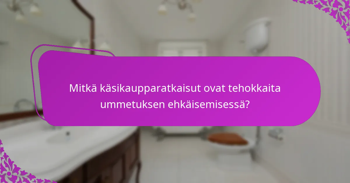 Mitkä käsikaupparatkaisut ovat tehokkaita ummetuksen ehkäisemisessä?